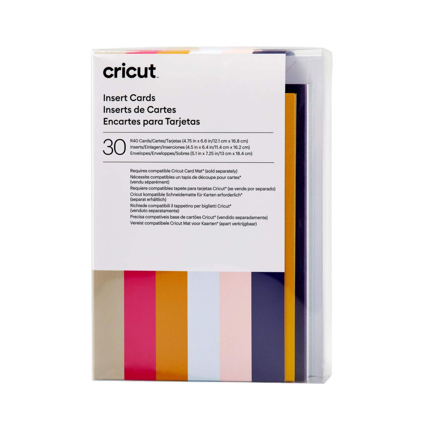 Tarjetas de inserción Cricut (4,75" x 6,6")