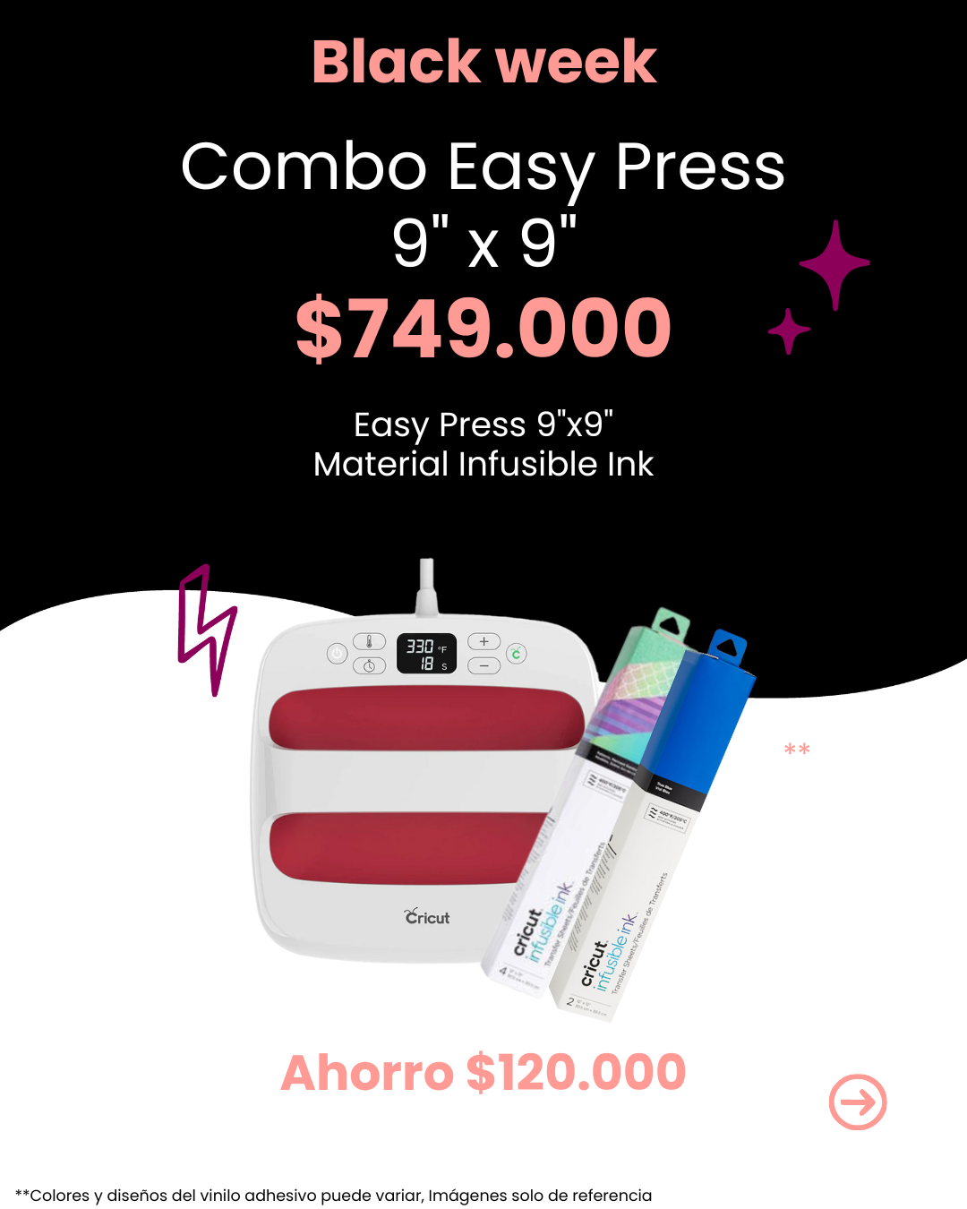 Combo Termofijadora Easy Press