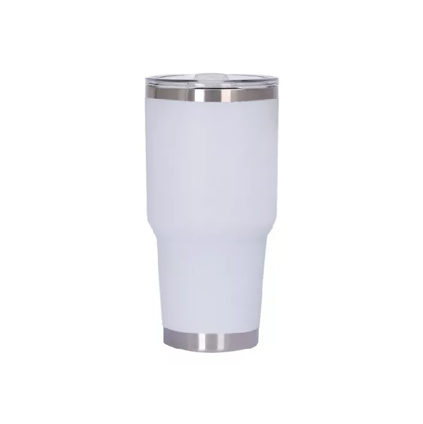 Termo de acero doble nivel 30oz Blanco