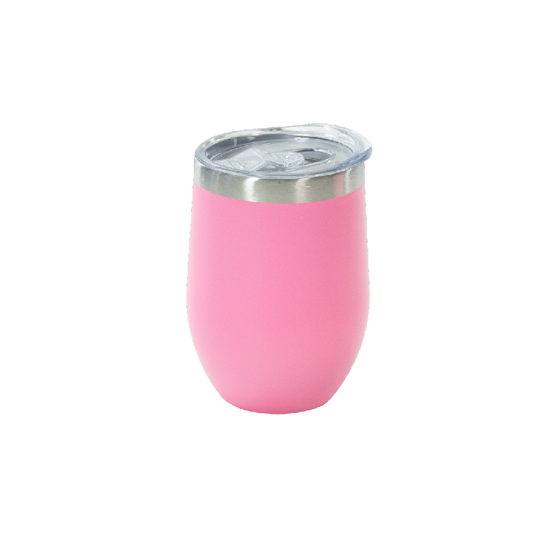Vaso de acero 300ml Tipo vinero Rosa
