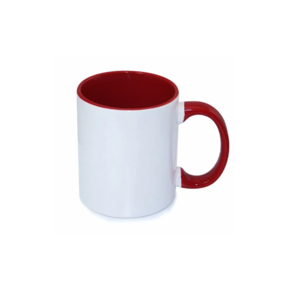 Mug Blanco 11oz Interior de color