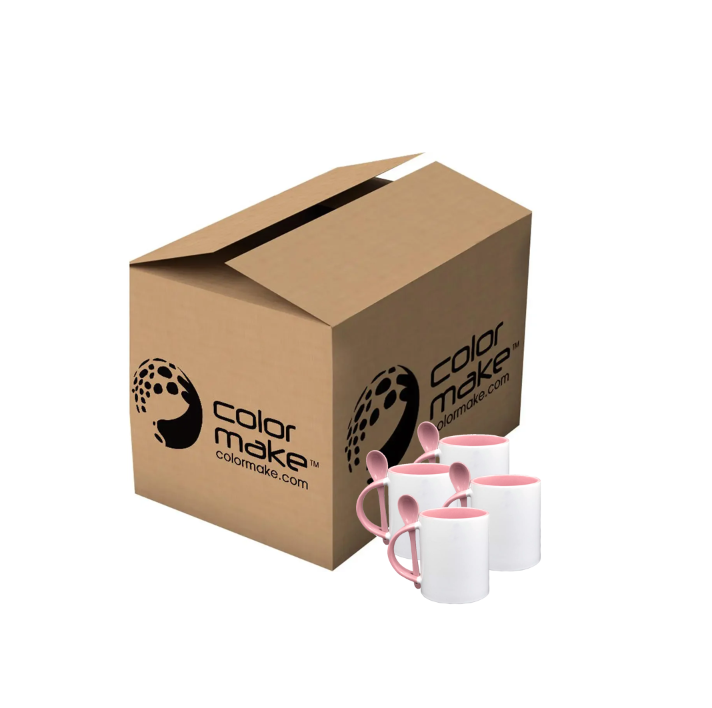 Kit Mug con interior de colores y cuchara 11oz