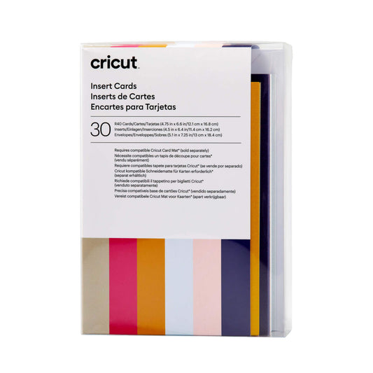 Tarjetas de inserción Cricut (4,75" x 6,6")