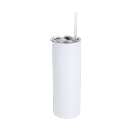 Termo Skinny 600ml Blanco