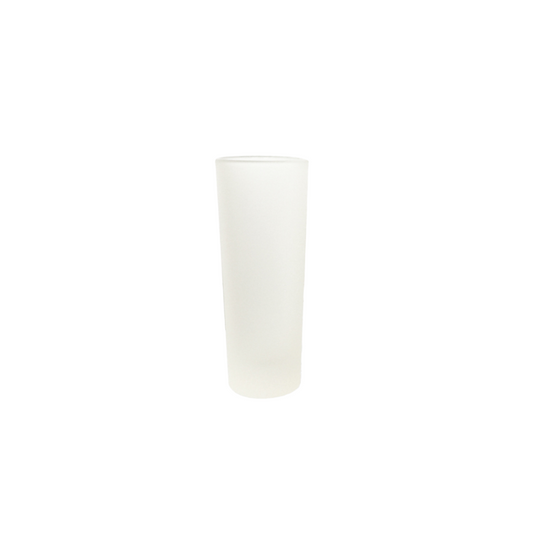 Vaso tequilero de vidrio glaseado 2.5 Oz. para sublimación