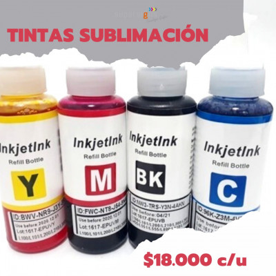 Tinta de sublimacion x 100ml